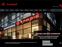 Tablet Screenshot of kuhinje-knapic.com
